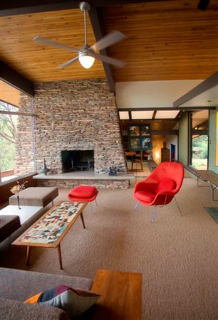 A restored Howard Madole Home on Apache Drive in Sedona, 2009